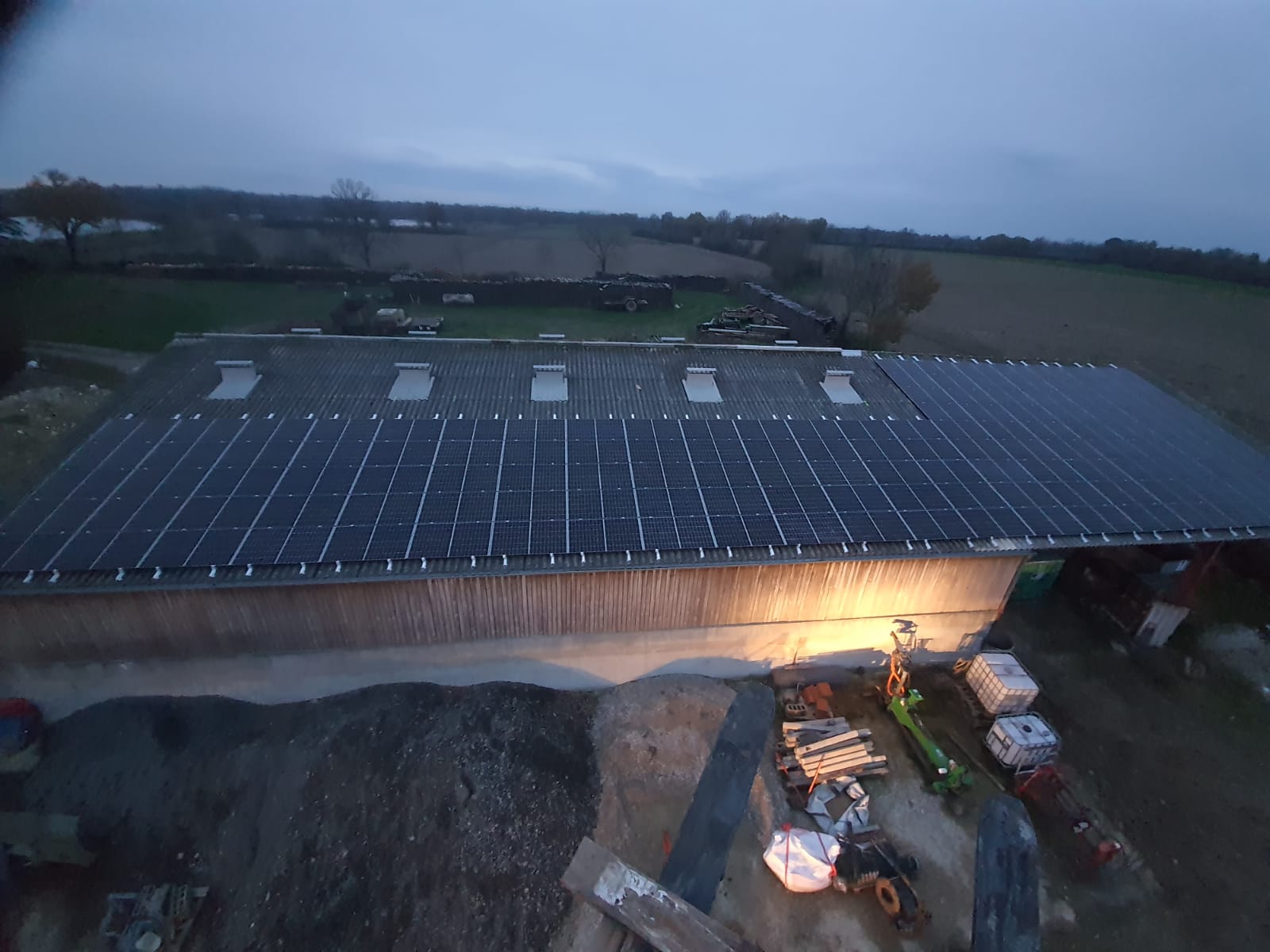 Installation revente totale secteur agriculture à La Chapelle du